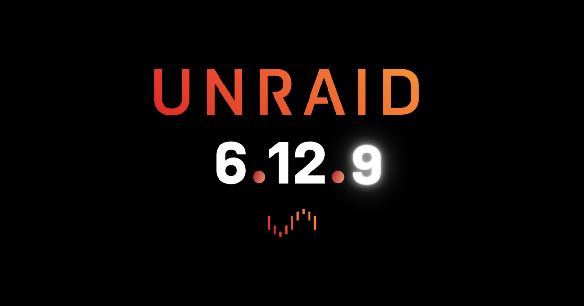 Unraid 6.12.9 2024-03-26发布更新